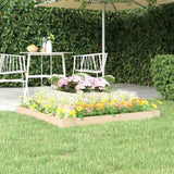 Planter 110x110x27 cm Solid Wood Pine 823871