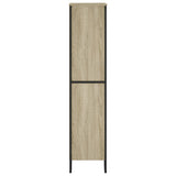 Bookcase Sonoma Oak 80x31x137.5 cm Engineered Wood 848630