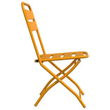 Garden Folding Chair Folding 2 pcs Mustard 42 x 52 x82cm 42002939