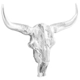 Bull Skull Silver 53 x 11 x 40 cm Aluminium 42000131