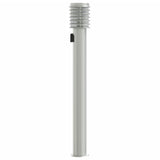 Outdoor Floor Lamp with Outlet Silver 110cm Stainless Steel 4006375