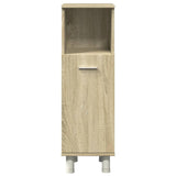 4 Piece Bathroom Furniture set Sonoma Oak Engineered Wood 3324970