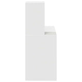 Desk with Shelf White 102 x 50 x 124 cm Engineered Wood 869354