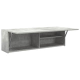 Bathroom Wall Cabinet Concrete Grey 100x25x30 cm Engineered Wood 860097