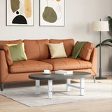 Coffee Table Legs White 2 pcs 50x cm Steel 4013261