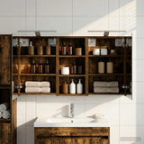 Bathroom Cabinet Set 3 pcs 110 x 10.5 x 60.5 cm Engineered wood 3403724