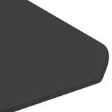 Floating Shelf Wall-mounted 4 pcs Black 80 x 18 x 2.5 cm Steel 8004033
