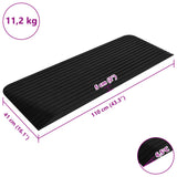 Threshold Ramps 2 pcs 110x41x5 cm Rubber 150975