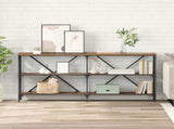 Console Table Old Wood 160 x 30 x 75 cm Engineered Wood 881902