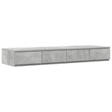 Bed Drawers Concrete Grey 120 x 36.5 x 16.5 cm Engineered Wood 866942