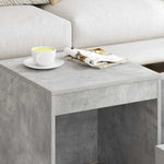 Nesting Tables 3 pcs Concrete Grey Engineered Wood 808598