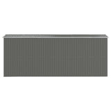 Garden Shed Light Grey 192x523x223 cm Galvanised Steel 3147442