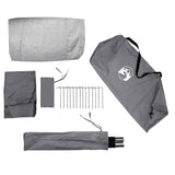 Tunnel Tent 4-Person 4-Person Grey and Orange 42004055