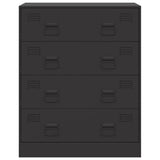Sideboard Black 67x39x83 cm Steel 841679