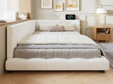 Upholstered bed, 3ft single bed 90190cm, With side rails on the bed, With two comfortable N604P390168W