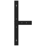 Dining Table Legs T-Shaped 2 pcs Black 90x35x cm Steel 4013064