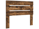 Bed Frame Smoked Oak Engineered Wood 3412016