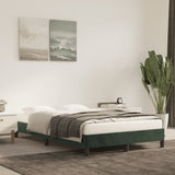 Bed Frame without Mattress Dark Green 120x190 cm Small Double Velvet 3269628