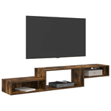 Wall-mounted TV Cabinet Wall-Mounted Smoked Oak 8005993