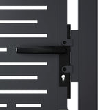 Garden Gate Anthracite 100x100 cm Steel Square Design 153191