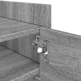 TV Cabinet Grey Sonoma 80x35x40 cm Engineered Wood 848372