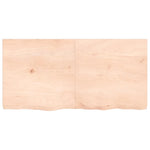 Bathroom Countertop 120x60x cm Untreated Solid Wood 3156048
