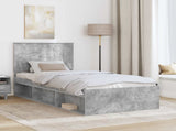 Bed Frame with Headboard Concerte 90 x 200 cm Solid Pine Wood 3411058