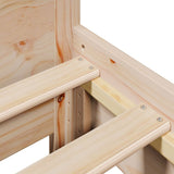 Bed Frame without Mattress 90x200 cm Solid Wood Pine 3309746