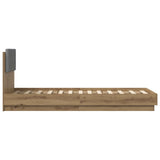 Bed Frame with Headboard Artisian Oak 80 x 200 cm 3429580