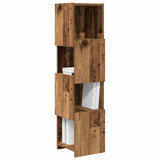 Corner Cabinet 25.5x25x102cm Engineered Wood Old Wood 889811