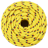 Boat Rope Yellow 14 mm 100 m Polypropylene 152623