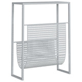 Magazine Rack Silver 35x15x45 cm Steel 331670