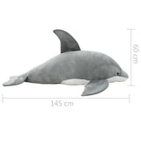 Dolphin Cuddly Toy Plush Grey 80231