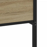 Metal Bed Frame without Mattress Sonoma Oak 193x203 cm 3308506