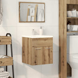 Bathroom Sink Cabinet Artisan Oak 41x38.5x46 cm Engineered Wood 856206