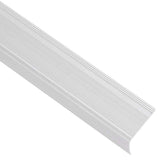 Stair Nosings in L-shape 15 pcs Aluminium 90 cm Silver 146733