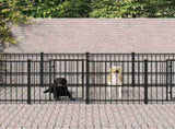 Outdoor Dog Kennel Steel 18,77 m 3124667