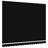 Awning Replacement Fabric Black 4 x 3 m Polyester 42000546