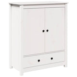 Highboard White 83x41,5x100 cm Solid Wood Pine 823515