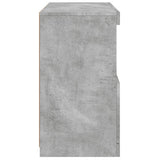 Sideboard with LED Lights Concrete Grey 60x37x67 cm 836654