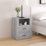 Bedside Cabinet Grey Sonoma 50x36x60 cm Engineered Wood 816734