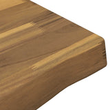 Live Edge Table Top 150 x 20 x 3.5 cm Rectangular White 938382