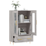Highboard Grey Sonoma 69.5x31x115 cm Engineered Wood 828290