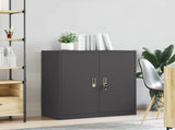 Storage Cabinet Black 90 x 40 x 90 cm Steel 891640