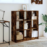 Bookcase Smoked Oak 102x32x108 cm Engineered Wood 3307841