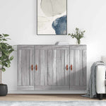 Wall Mounted Cabinets 2 pcs Grey Sonoma Engineered Wood 3197999