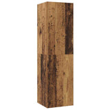 Wall TV Cabinet Wall-mounted 4 pcs Old Wood Engineered Wood 3393174