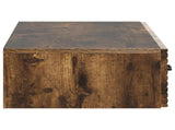 Wall-Mounted Side Table Smoked Oak 87.5 x 34.5 x 17 cm 898670