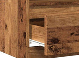 Bedside Cabinets 2 pcs Old Wood 40x40x50 cm Engineered Wood 856499