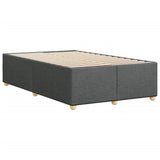 Bed Frame without Mattress Dark Grey 120x190 cm Small Double Fabric 3284716